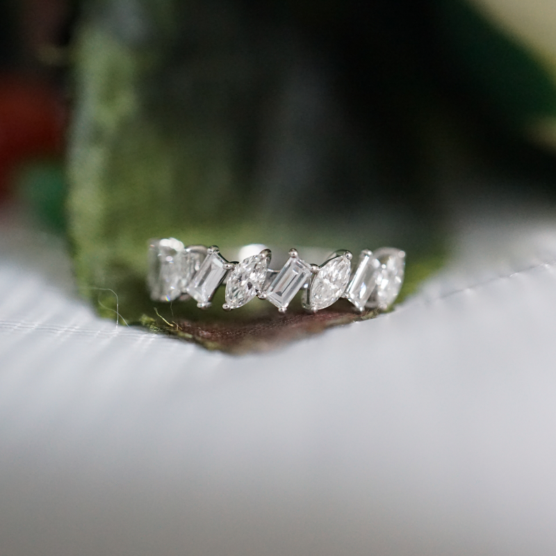 Delicious Half Eternity Band with Lab Grown Diamonds