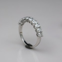 Oval Cut Lab Grown Diamond 9-Stone Diamond Ring 