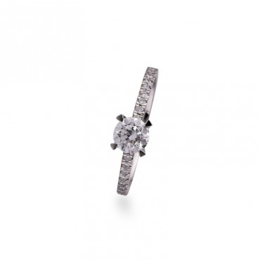 Solitaire Lab Grown Diamond Engagement Ring For your Better Half