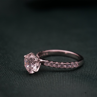 Timeless Beauty of Solitaire Lab Diamond Engagement Rings